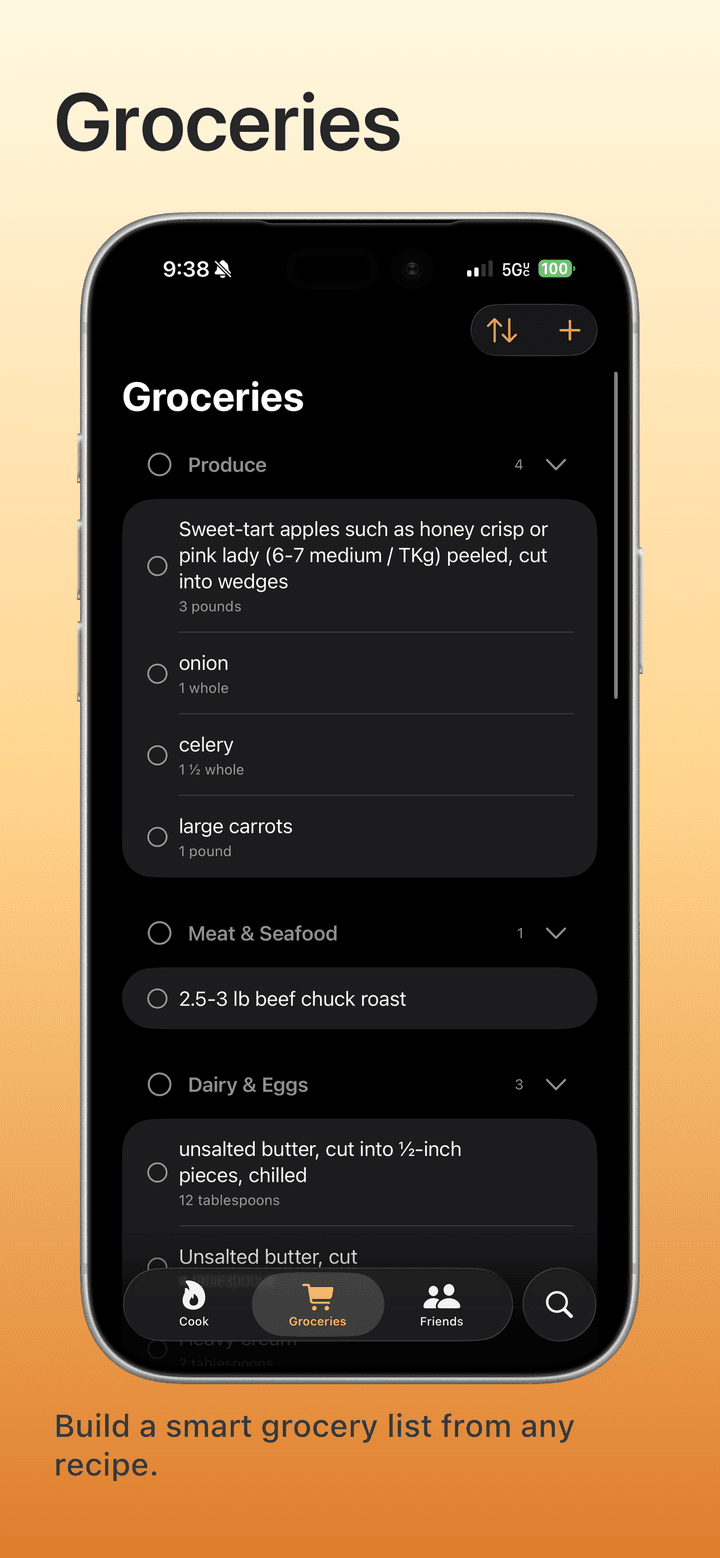 Shop from any recipe