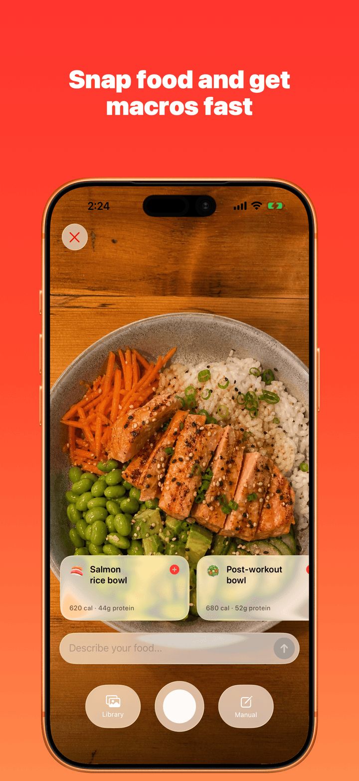Food photo logging